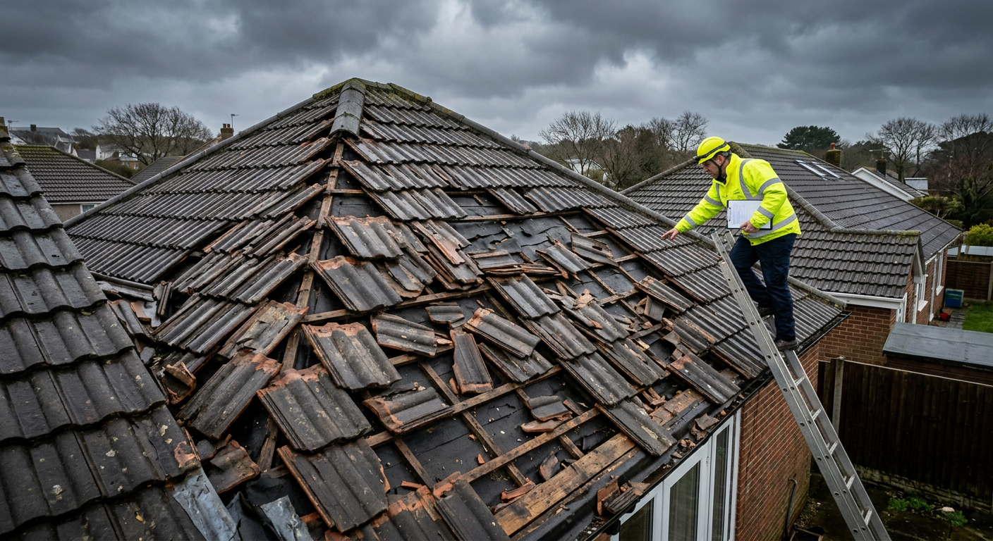 Stormschade aan je dak herstel en verzekering